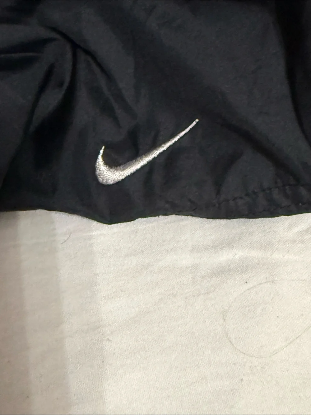 Nike Black Sleeveless Zip Windbreaker Vest